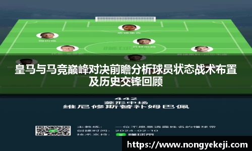 皇马与马竞巅峰对决前瞻分析球员状态战术布置及历史交锋回顾